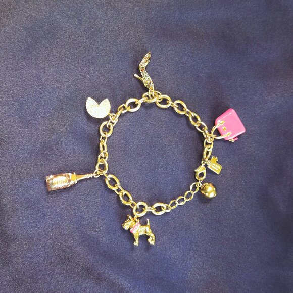 Kate Spade Gold Bracelet with Colorful Charms - Picture 7 of 12